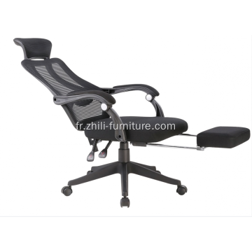 Chaise de bureau inclinable avec repose-pieds